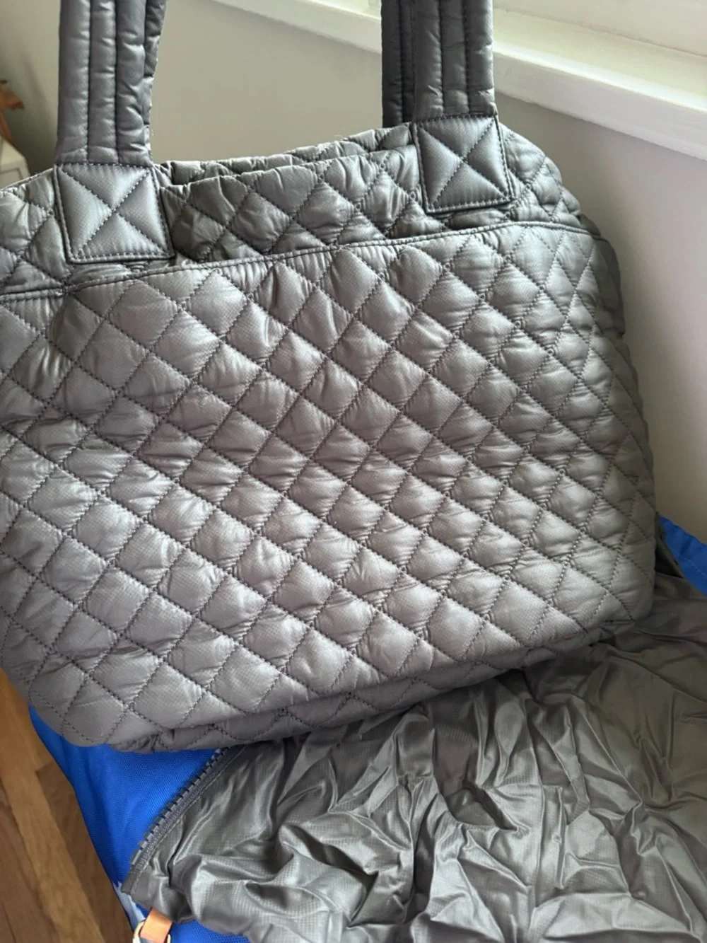 MZ Wallace Metro Large Tote in Gray - Picture 14 of 15